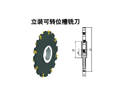 立装可转位槽铣刀